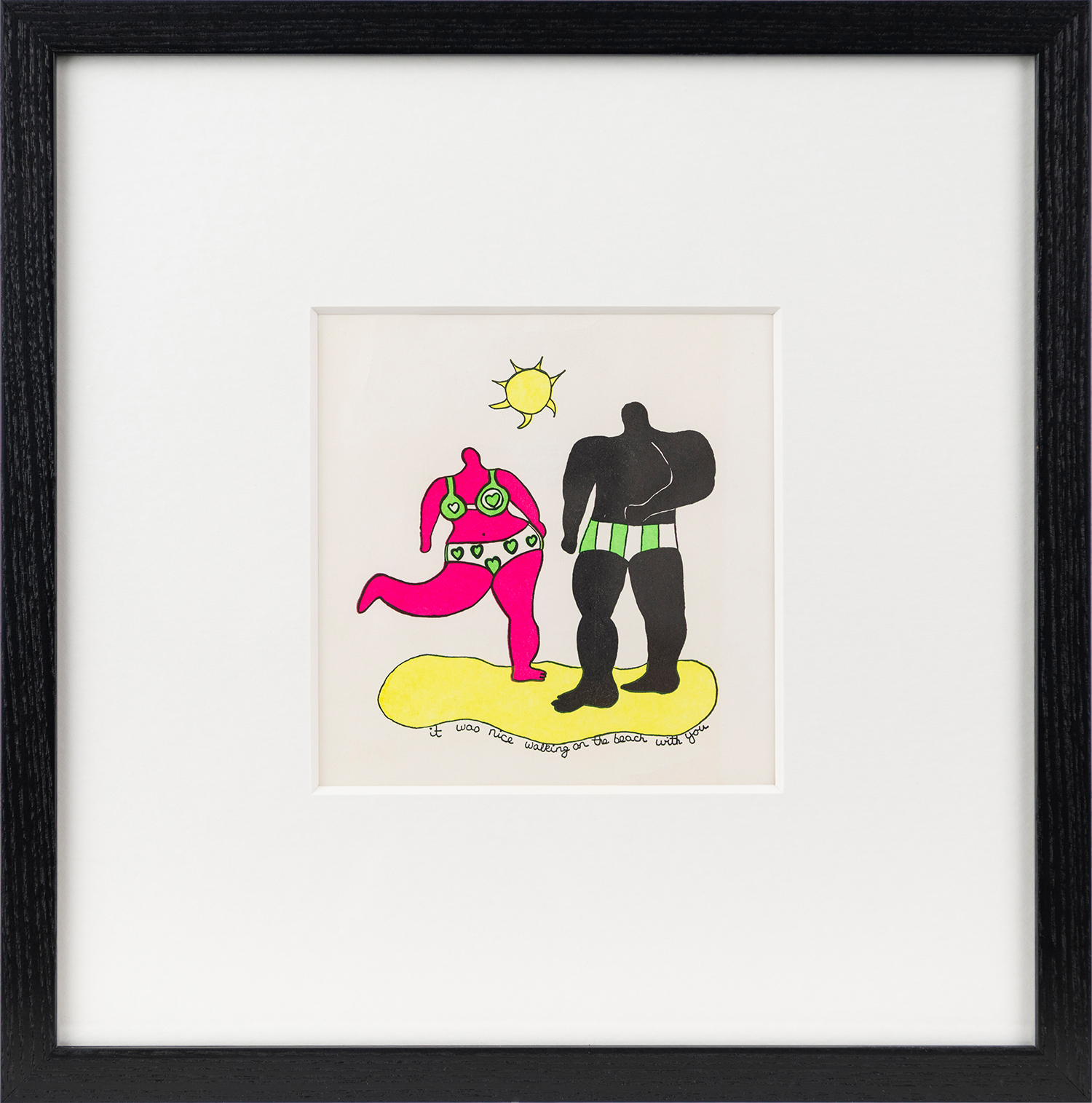 It was nice walking on the beach with you, 1969 (Invitation)