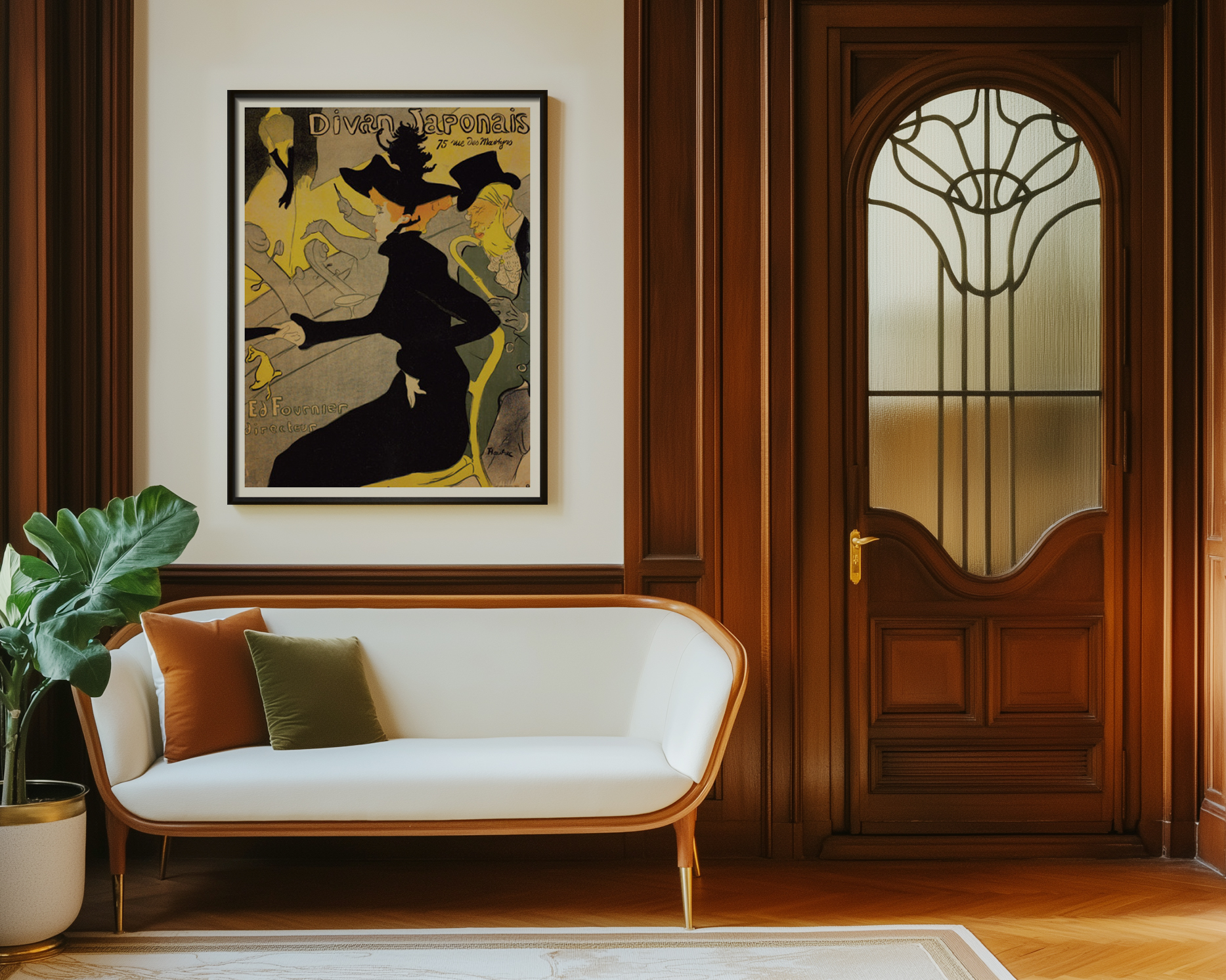Le Divan Japonais Art Print by Henri de Toulouse-Lautrec | King