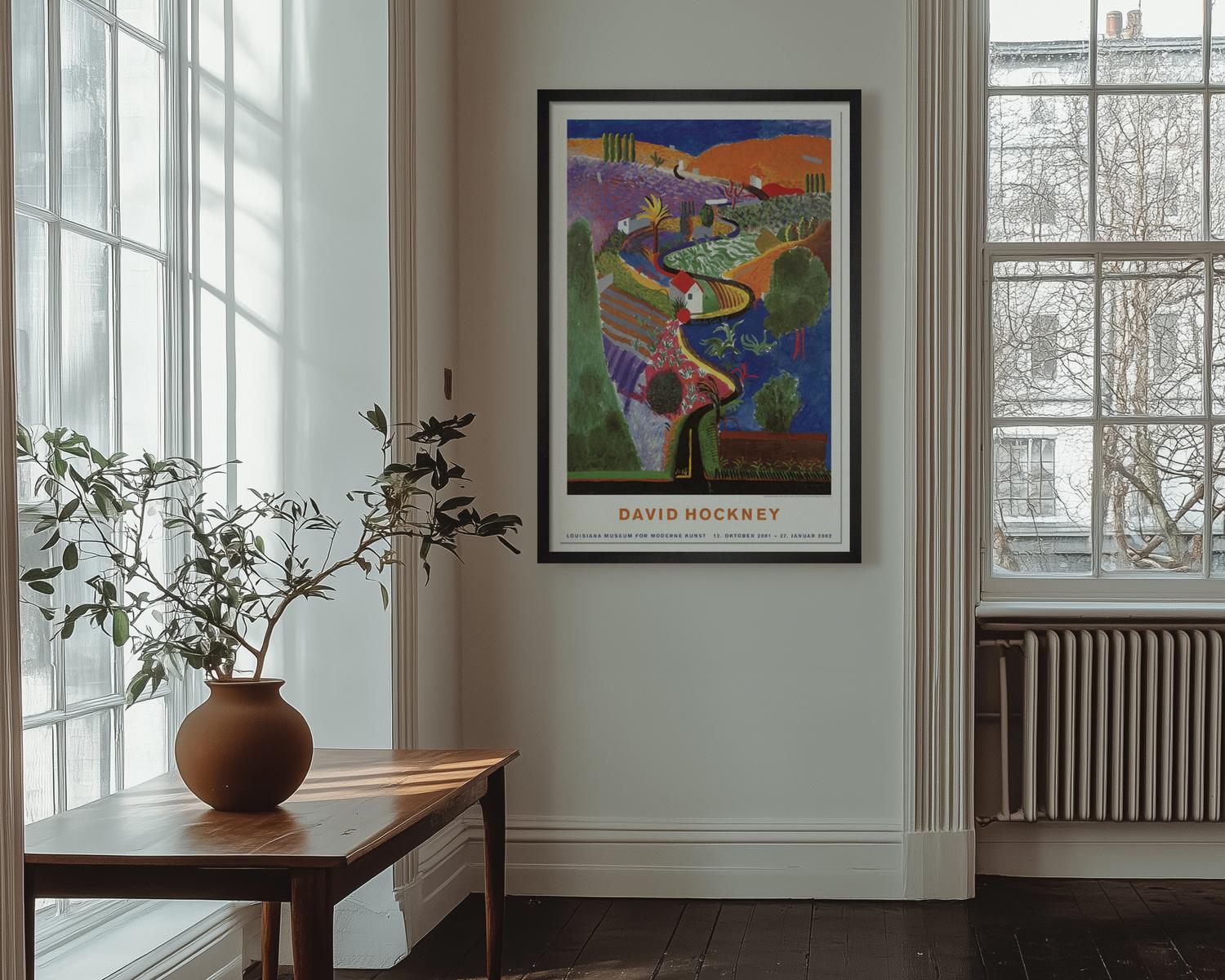 Nichols Canyon, 1980 Poster by David Hockney | King & McGaw