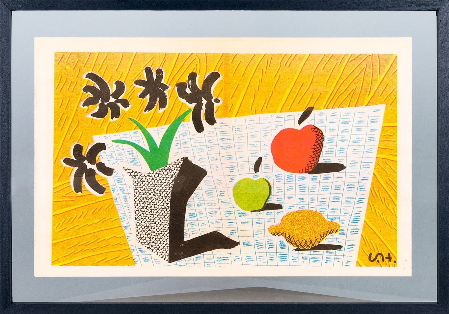 Two Apples and One Lemon and Four Flowers, 1997