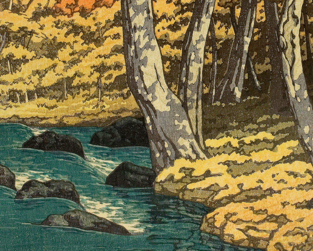 Autumn at Oirase Art Print by Hasui Kawase | King & McGaw