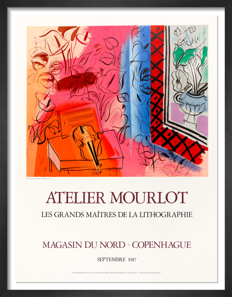 L'Atelier (after Raoul Dufy) 1969 Rare Print by Raoul Dufy | King