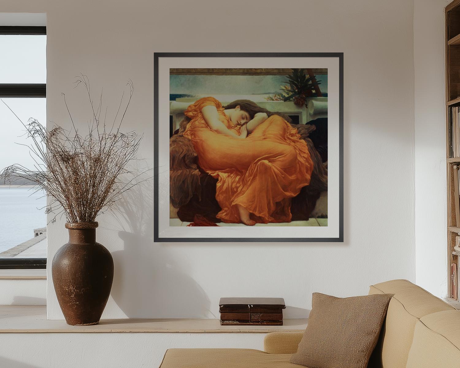 Flaming June Art Print by Lord Frederic Leighton | King & McGaw