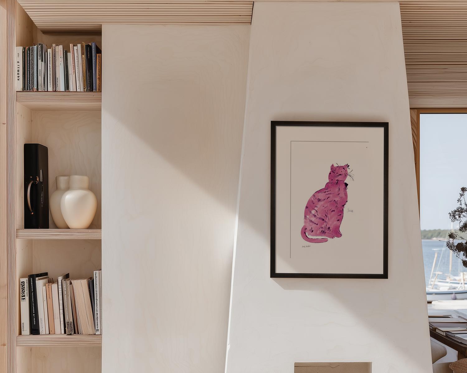 Cat From '25 Cats Named Sam and One Blue Pussy', c.1954 (Pink Sam