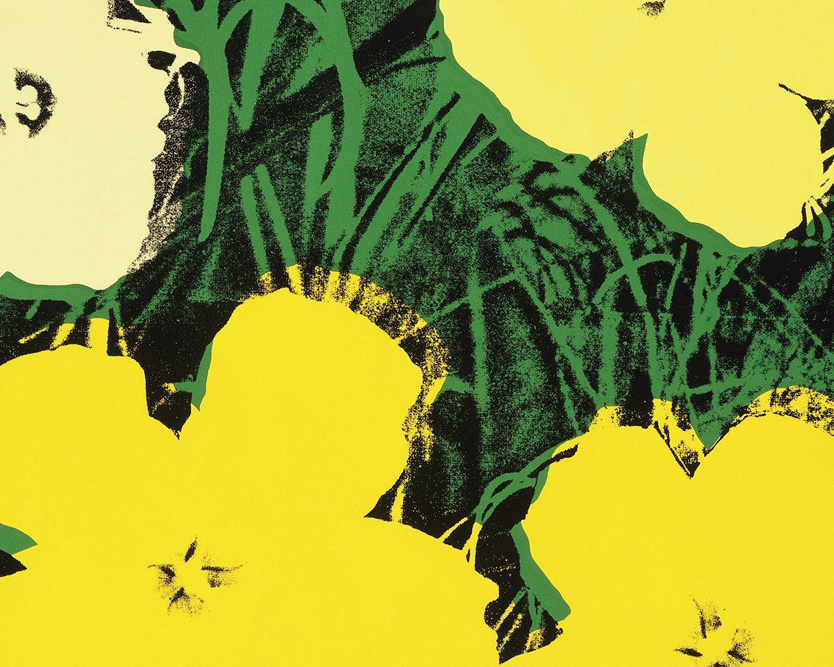 Flowers, 1970 (4 yellow) Poster by Andy Warhol | King & McGaw