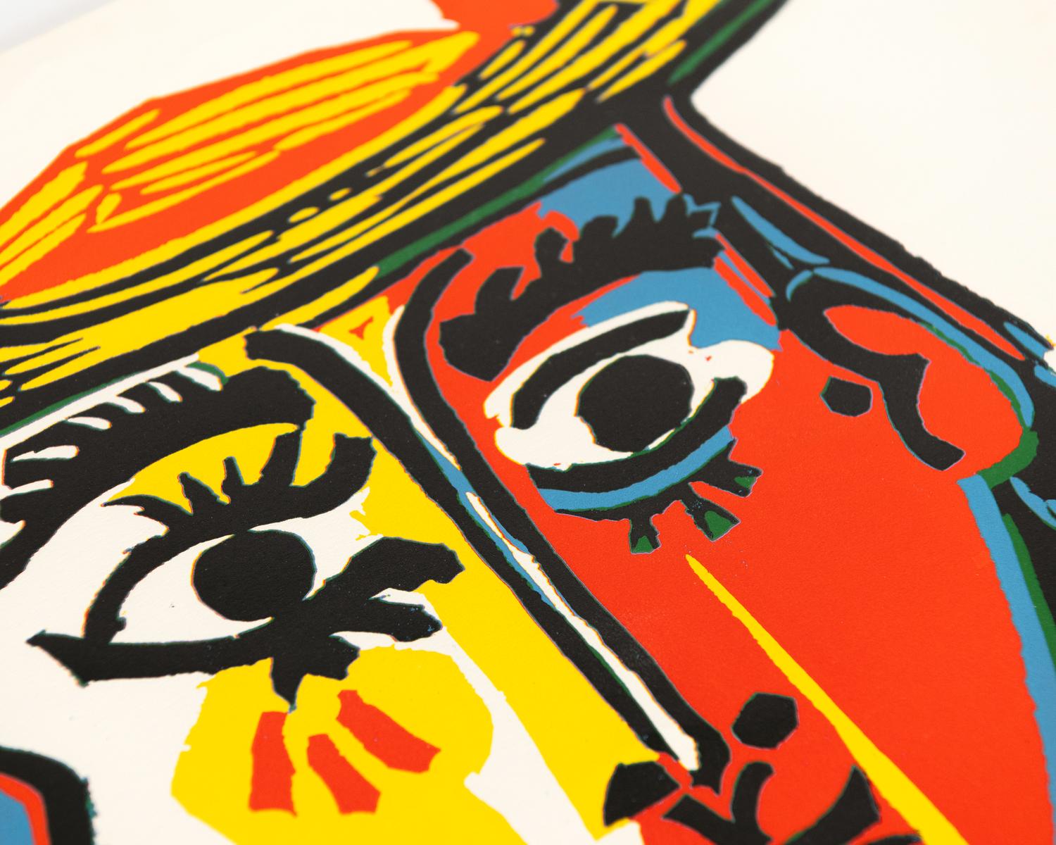 Linographies Originales, 1963 Rare Poster by Pablo Picasso