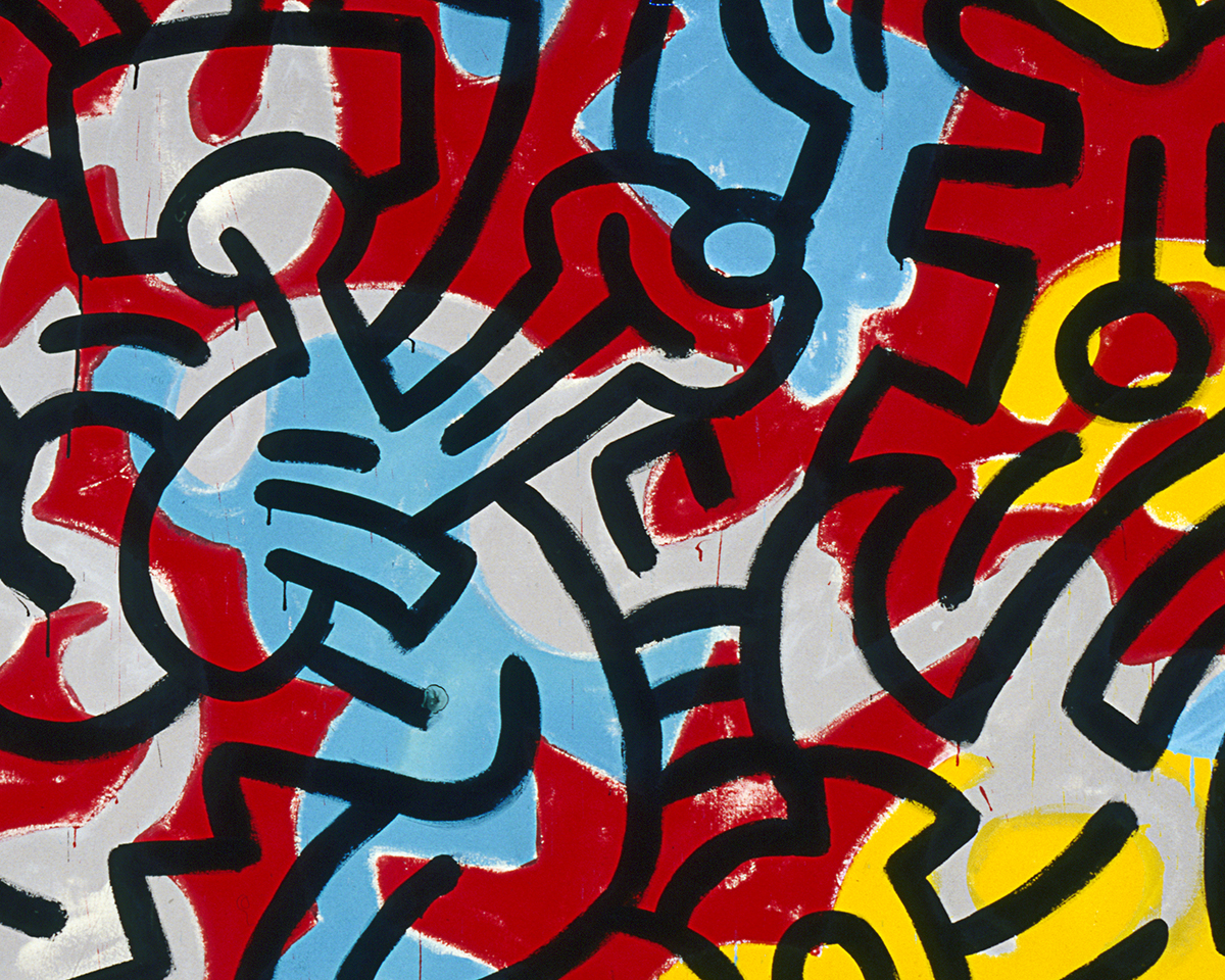 Untitled, 1985 (abstract) Art Print by Keith Haring | King