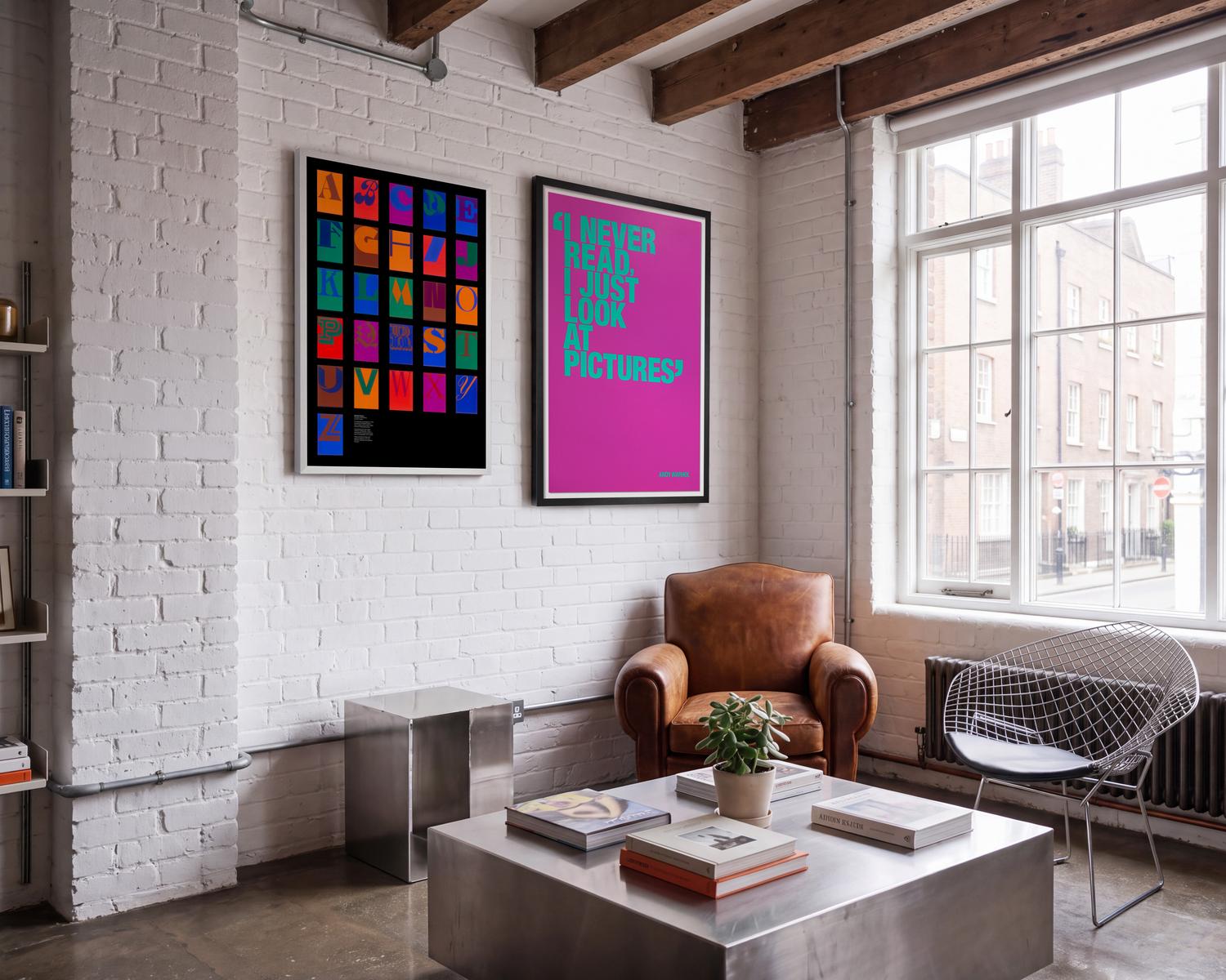 I never read (Special Edition) Poster by Andy Warhol | King & McGaw