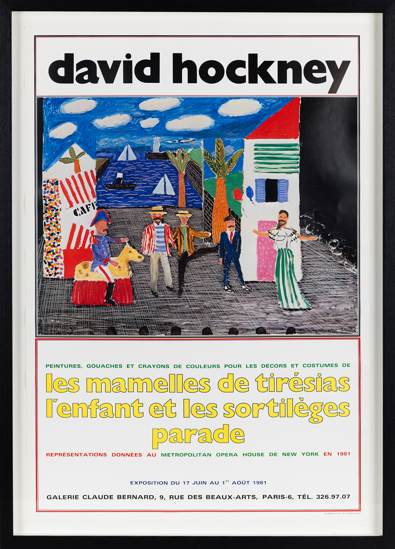 Les Mamelles de Tirésias, L'enfant et les sortilèges, Parade, 1981