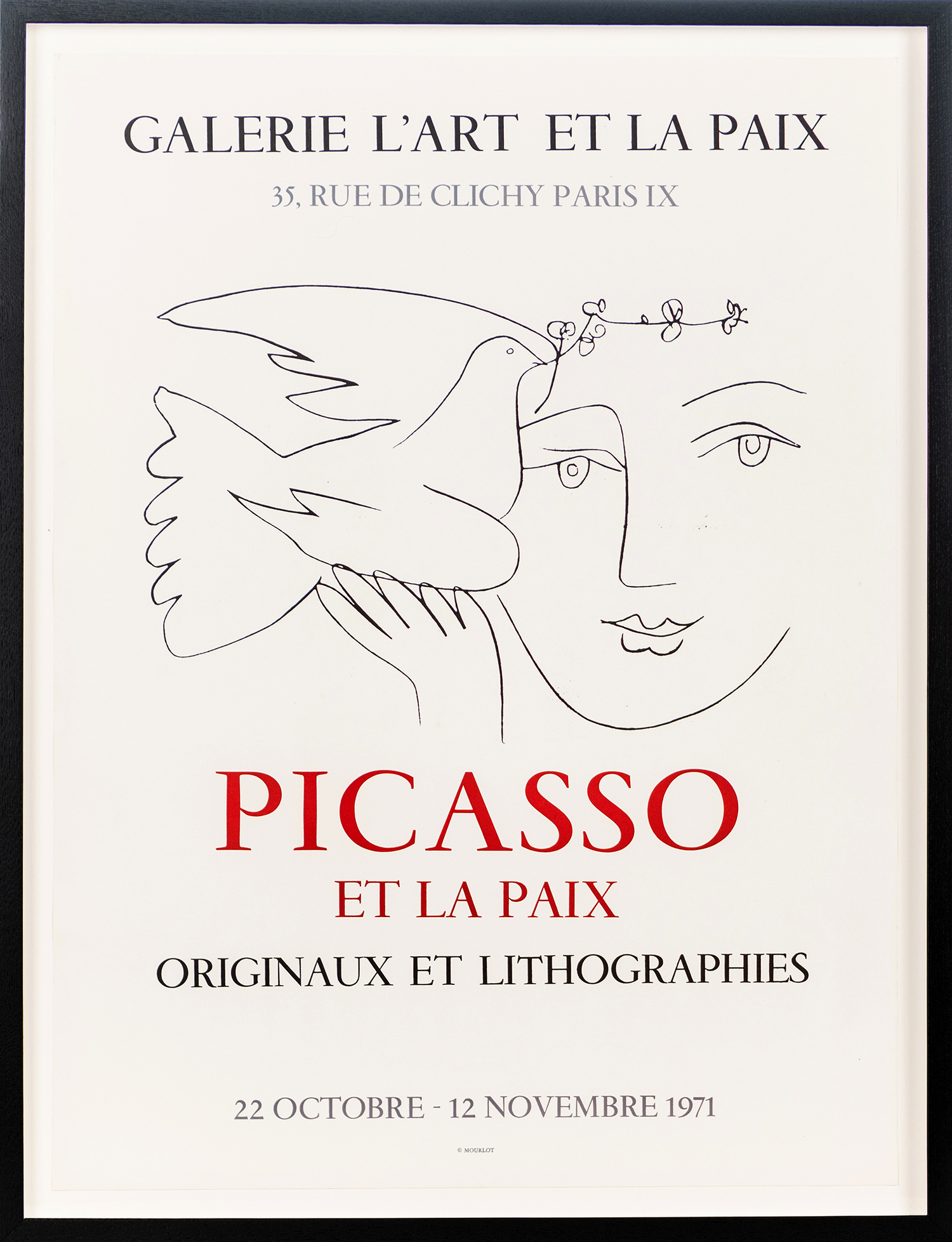 Picasso et la Paix, 1971
