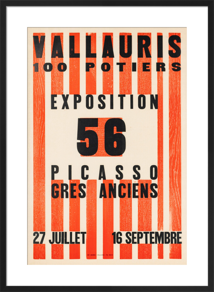 Vallauris 100 Potiers Exposition, 1956