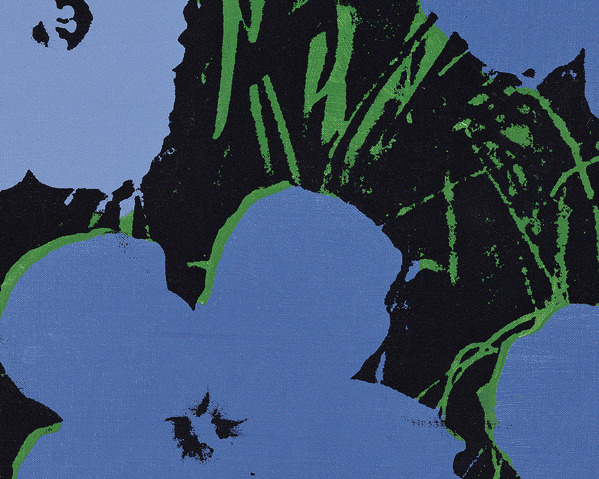 特別額装マット作品/Flowers 1964 Blue&Green/ウォーホル Flowers, 1964 (blue & green) Poster by Andy Warhol | King