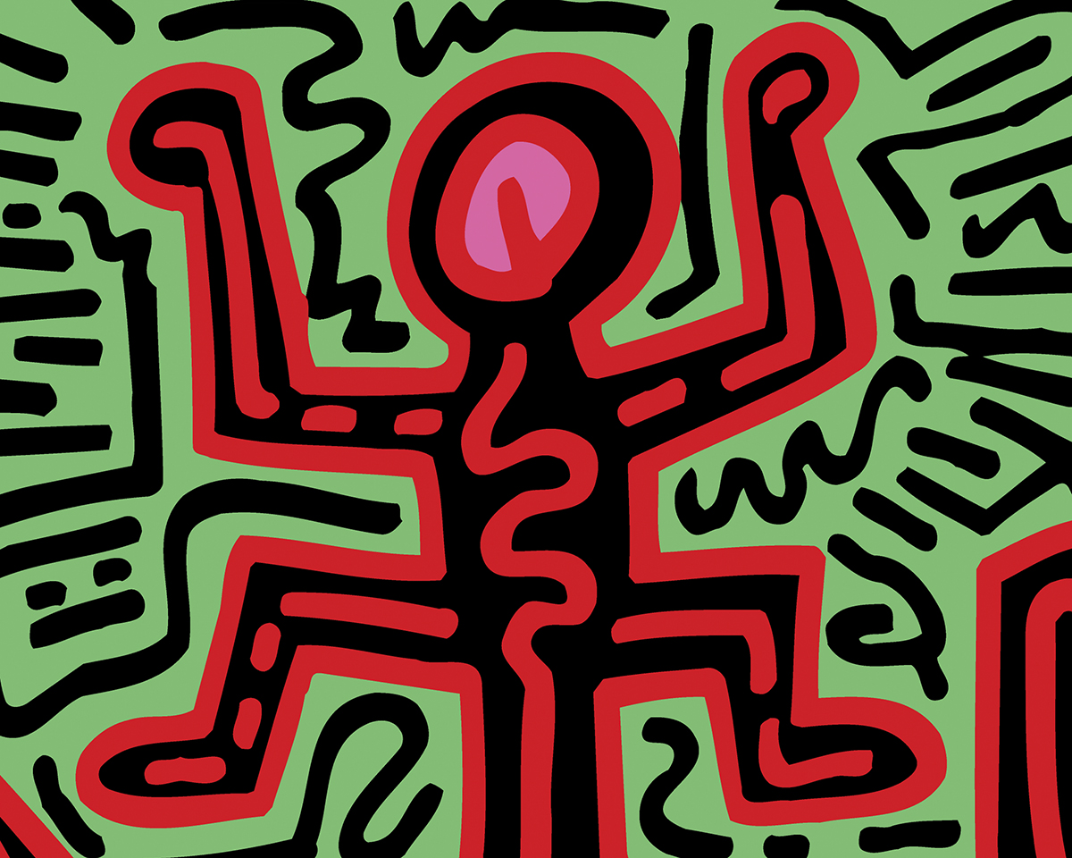 Untitled, KH07 Art Print by Keith Haring | King & McGaw