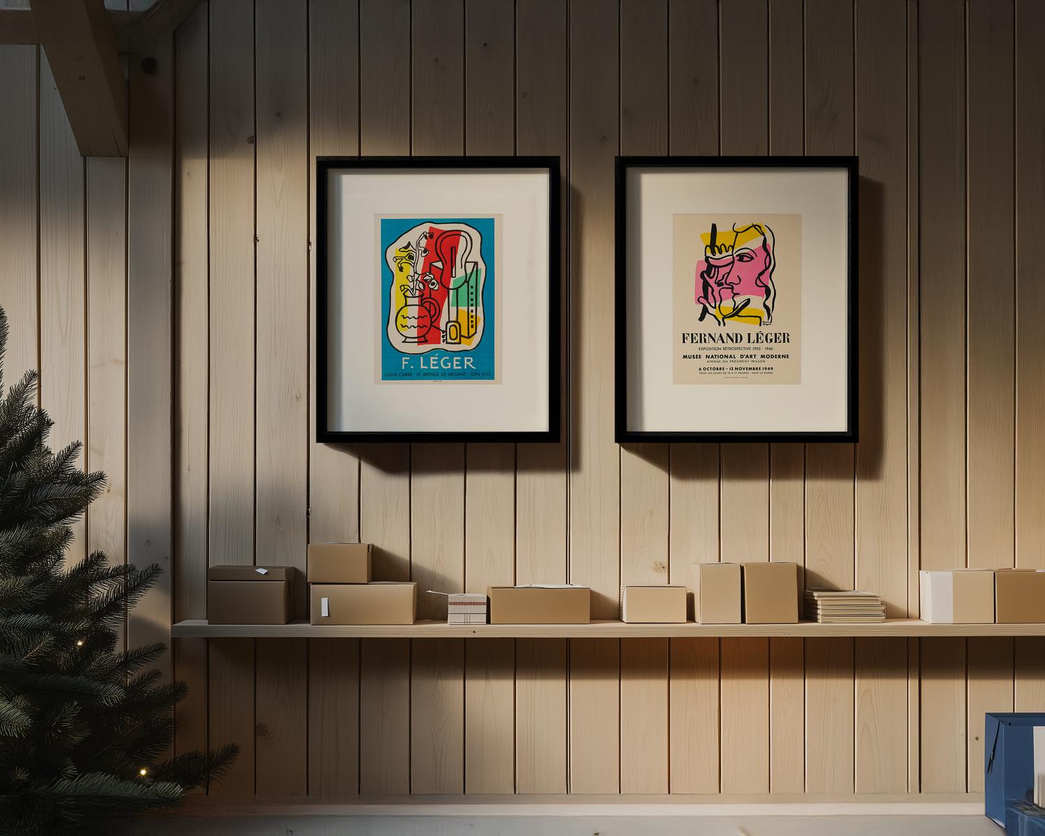 Musée National d'Art Moderne, 1949 Rare Poster by Fernand Léger