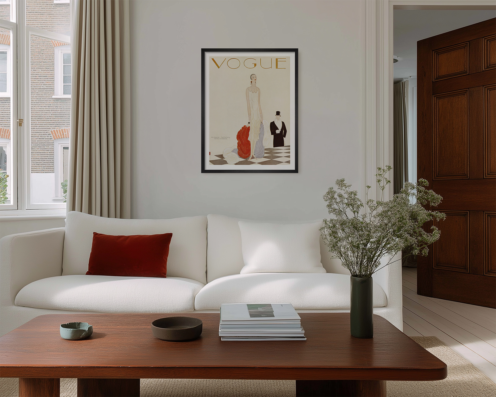 Vogue Late December 1925 Art Print by Eduardo Benito | King & McGaw