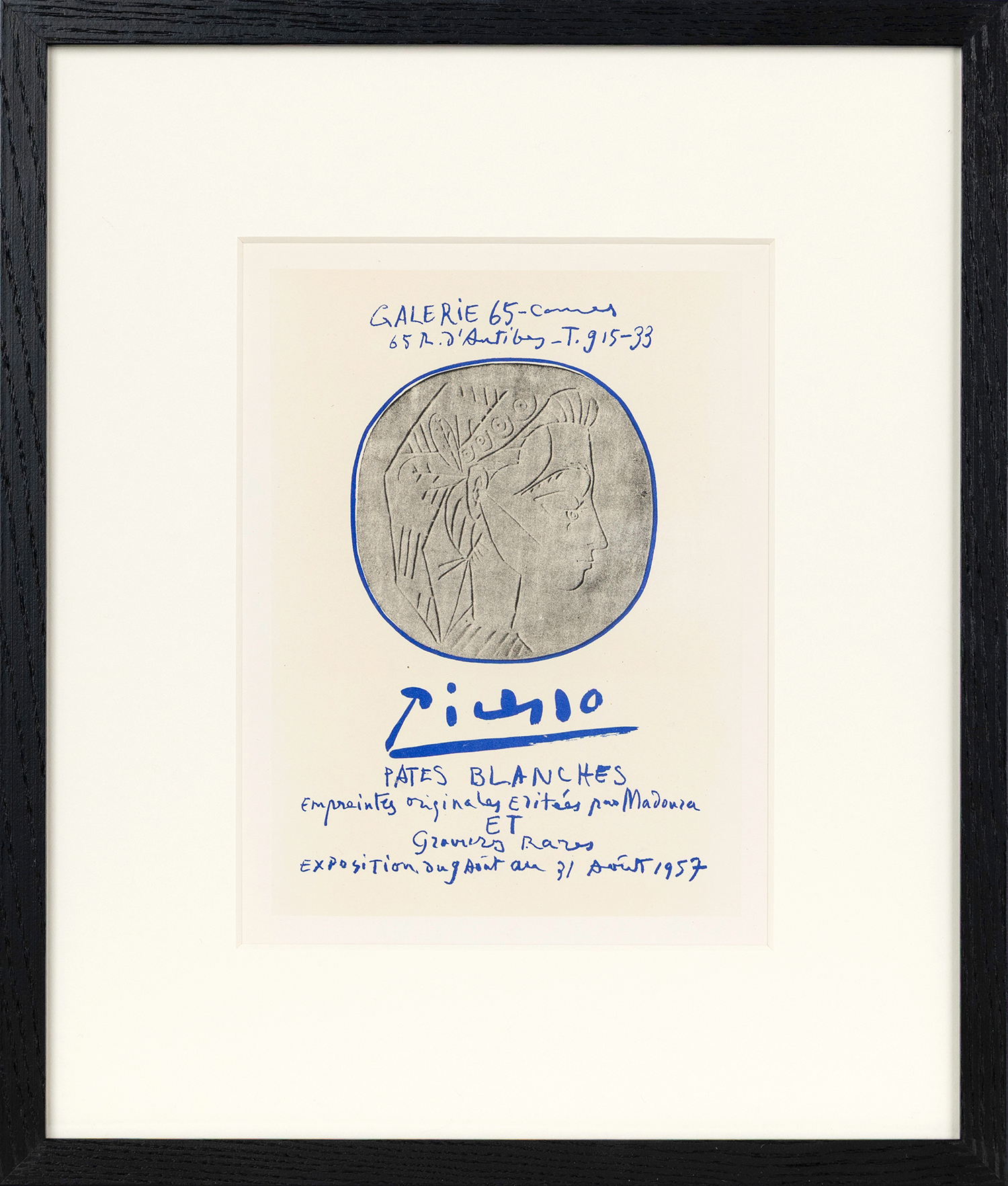 Galerie 65 Cannes, 1957