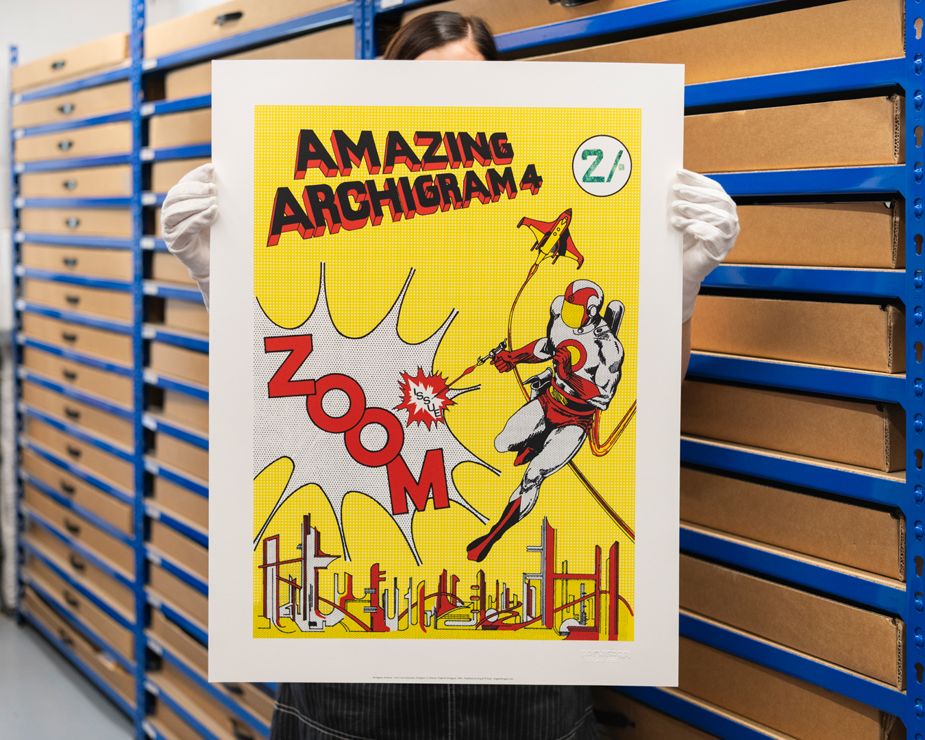 ARCHIGRAM 作品集 Front cover illustration, Archigram 4 Special Edition Print by