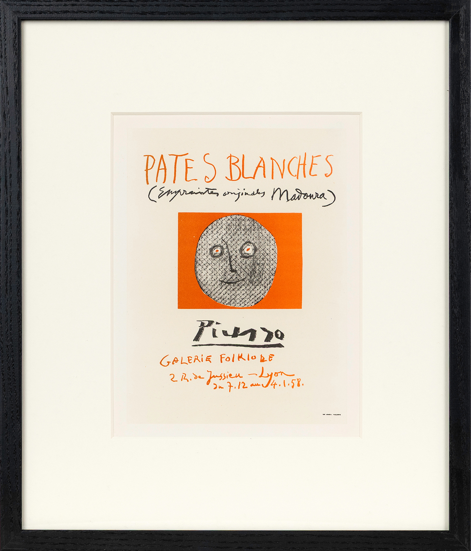 Pates Blanches, 1958