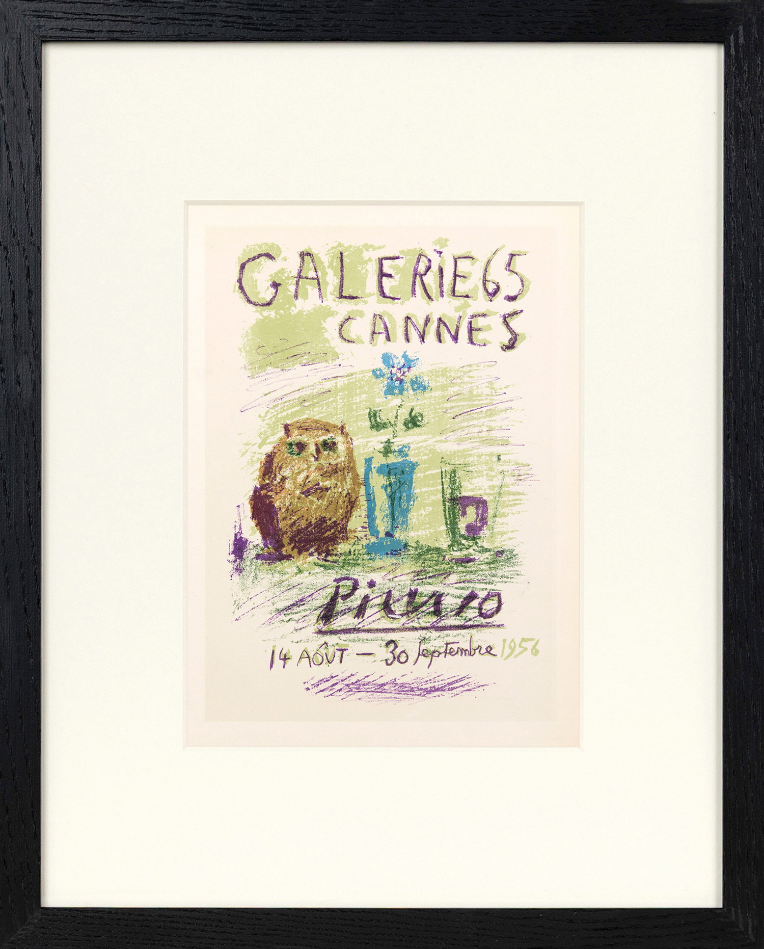 Galerie 65 Cannes, 1956