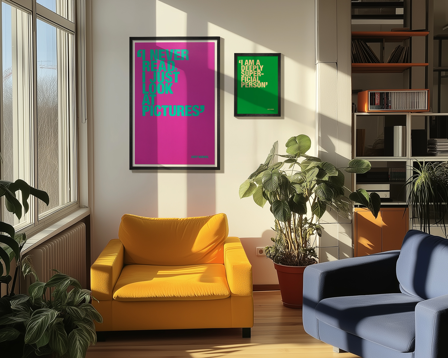 I never read (Special Edition) Poster by Andy Warhol | King & McGaw