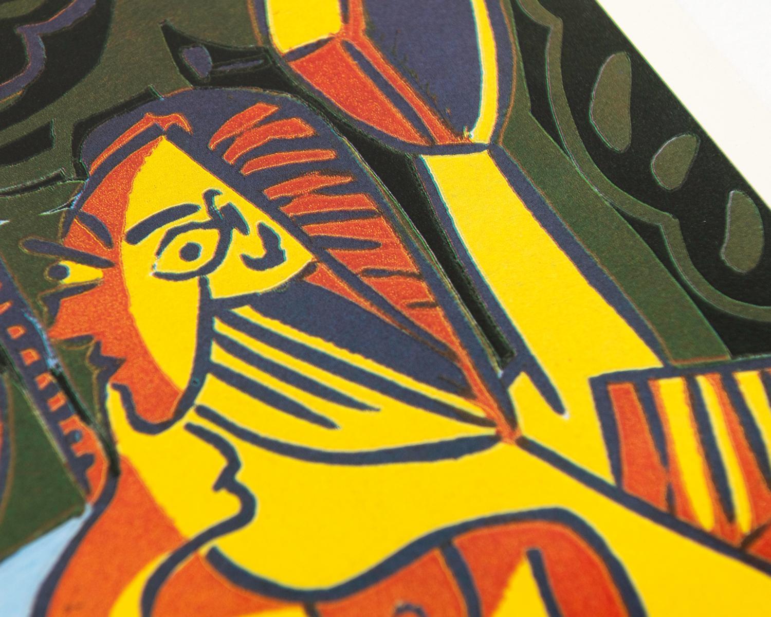 1969年開催Picasso Linocuts 展の為のリトグラフ ポスター 値下!1969年