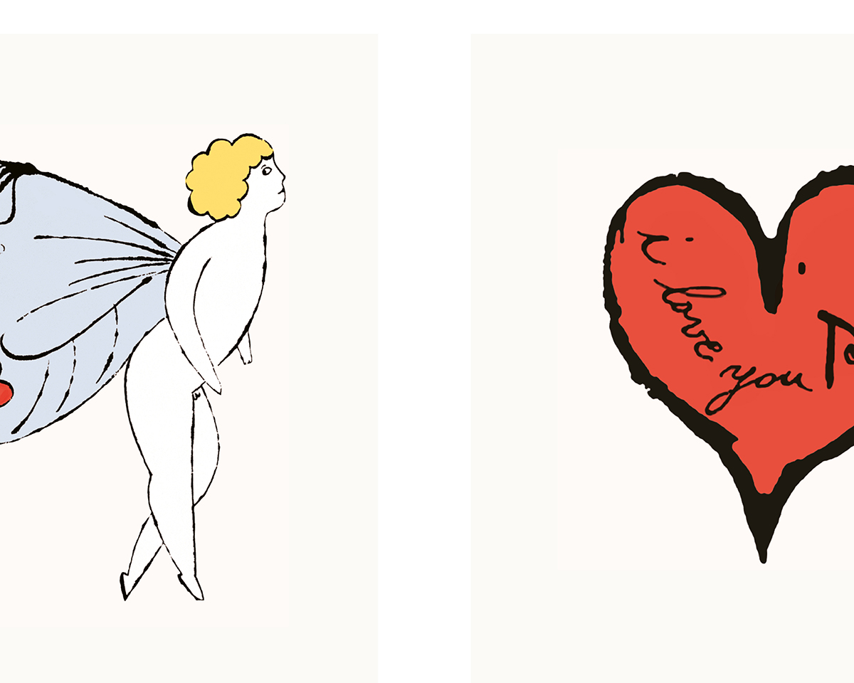 I Love You So, c.1957 (triptych) Poster by Andy Warhol
