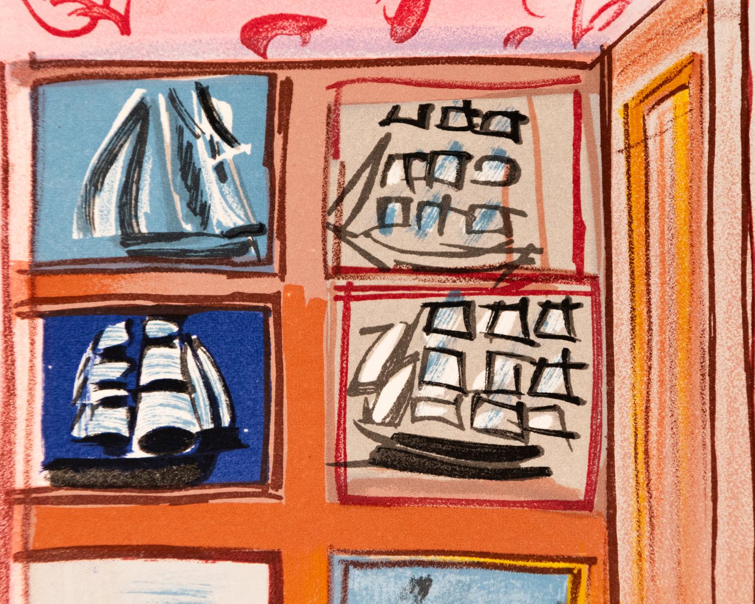 L'Atelier (after Raoul Dufy) 1969 Rare Print by Raoul Dufy | King