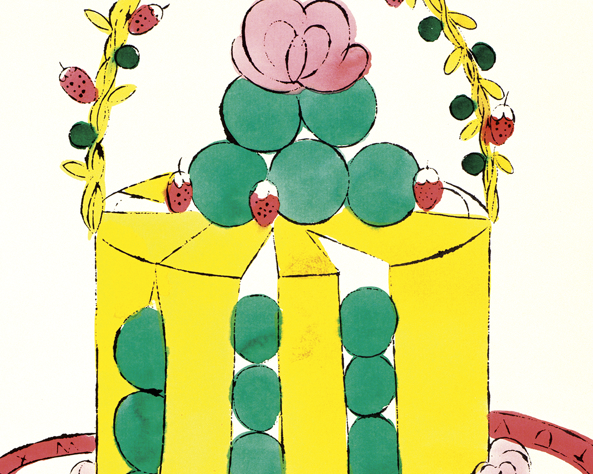 Wild Raspberries by Andy Warhol and Suzie Frankfurt, 1959 (yellow