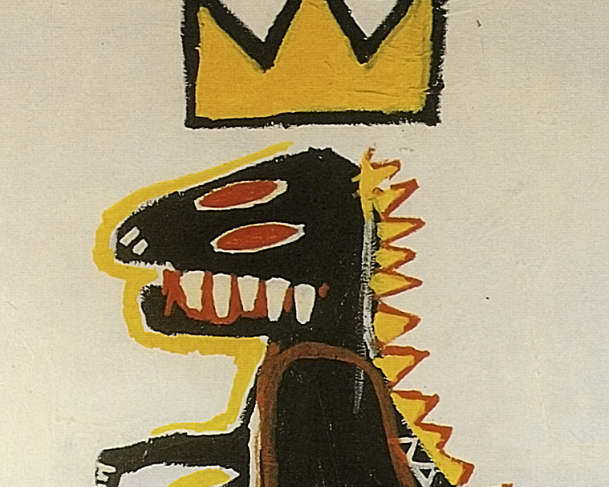 Pez Dispenser, 1984 Art Print by Jean-Michel Basquiat | King