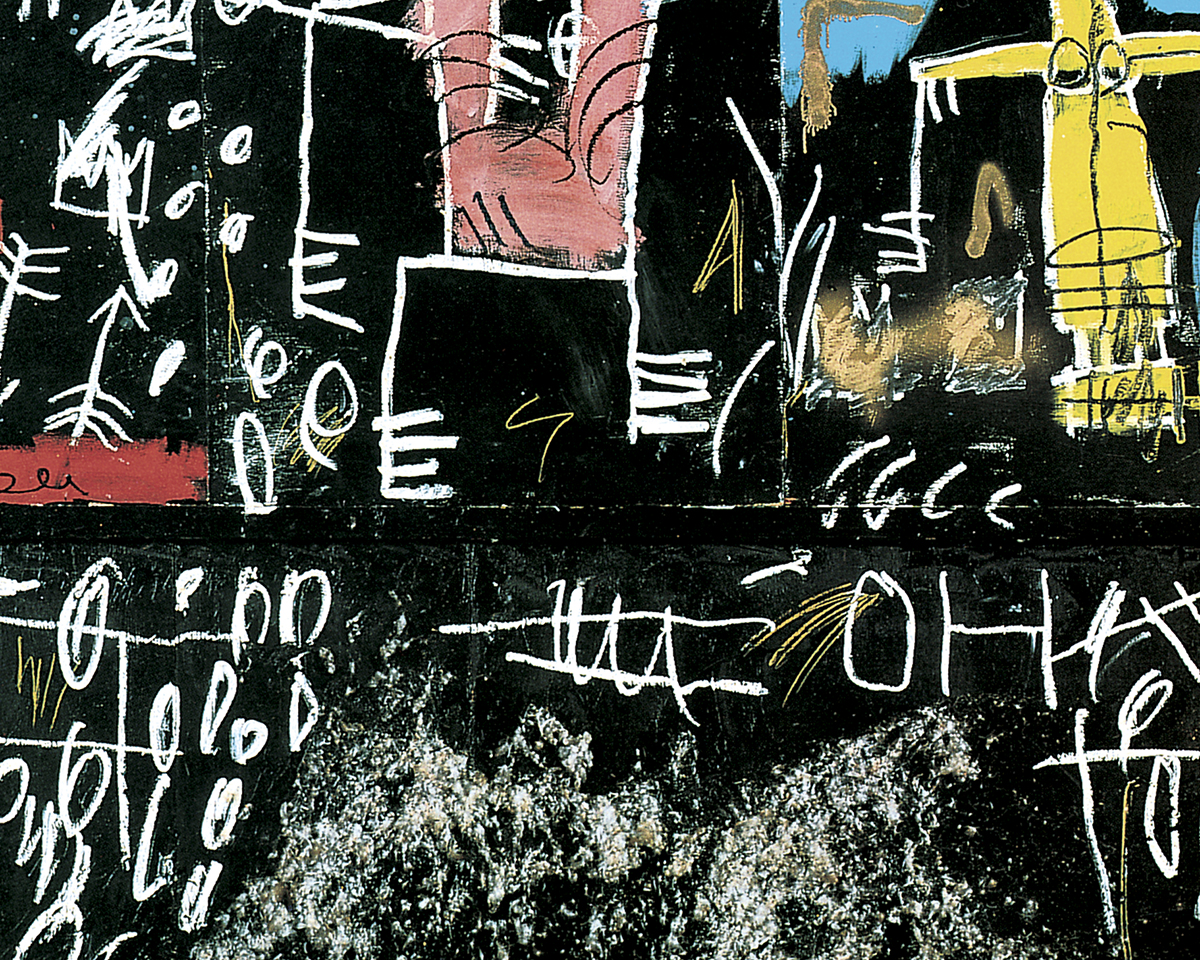 Untitled (Black Tar and Feathers), 1982 Art Print by Jean-Michel
