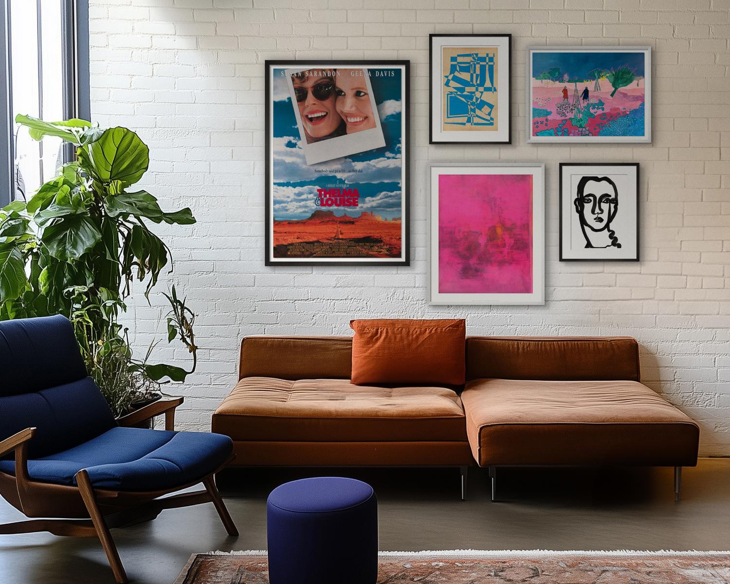 Lost Gardens (Azure) Art Print by Hormazd Narielwalla | King & McGaw