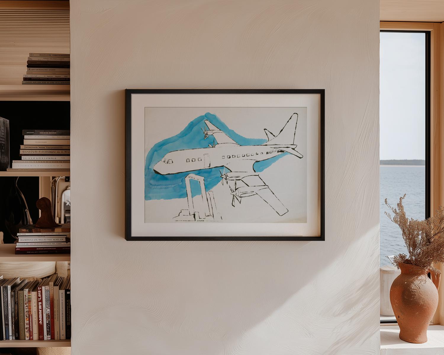 Airplane, c.1959 Poster by Andy Warhol | King & McGaw