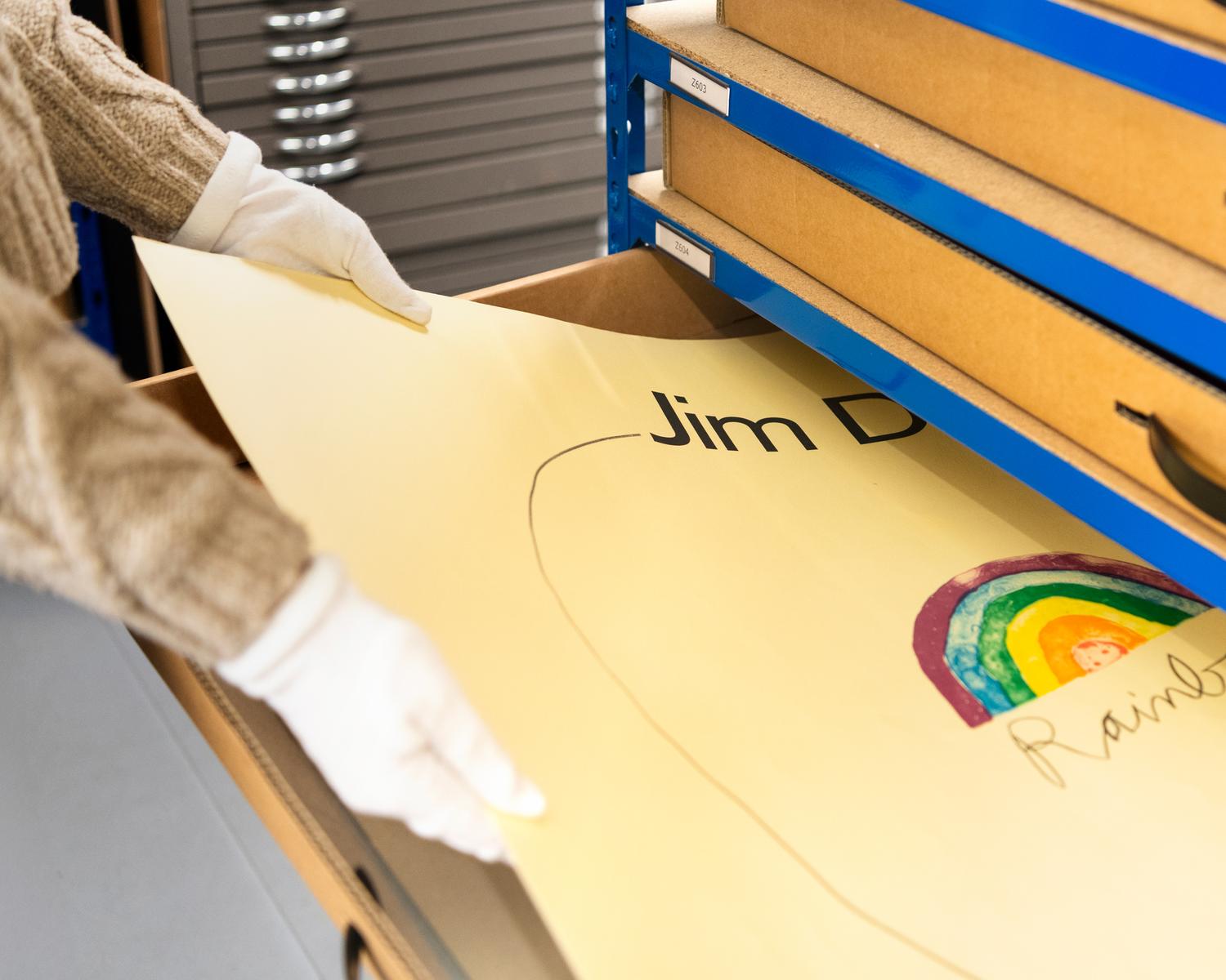 Rainbow Scissors 1969 (Signed) Rare Poster by Jim Dine | King & McGaw