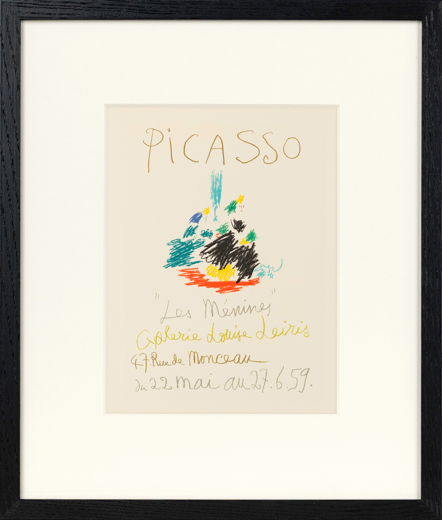 Picasso Galerie Louise Leiris, 1959