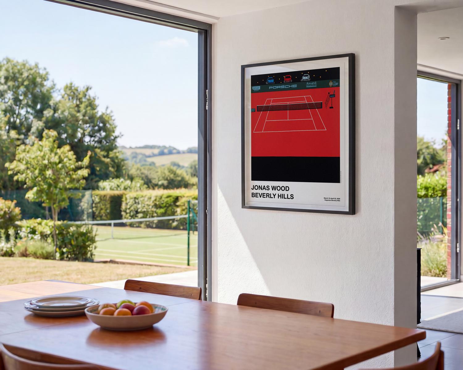 Porsche Tennis Grand Prix Rare Poster by Jonas Wood | King & McGaw