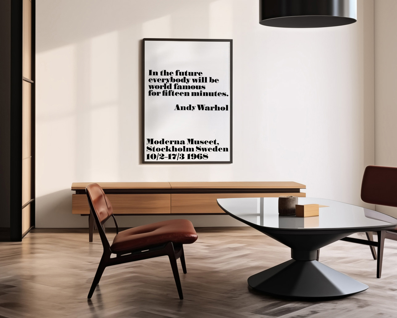 In the future Poster by Andy Warhol | King & McGaw