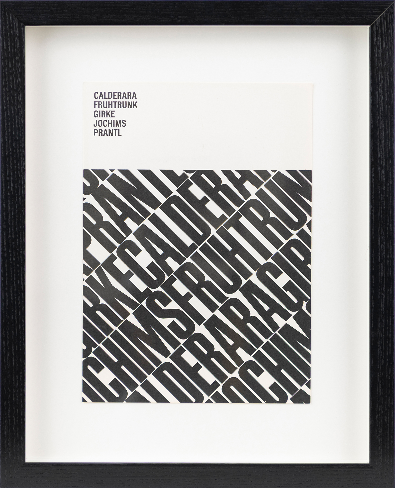 Galerie der Spiegel Cologne, 1969 (Invitation)