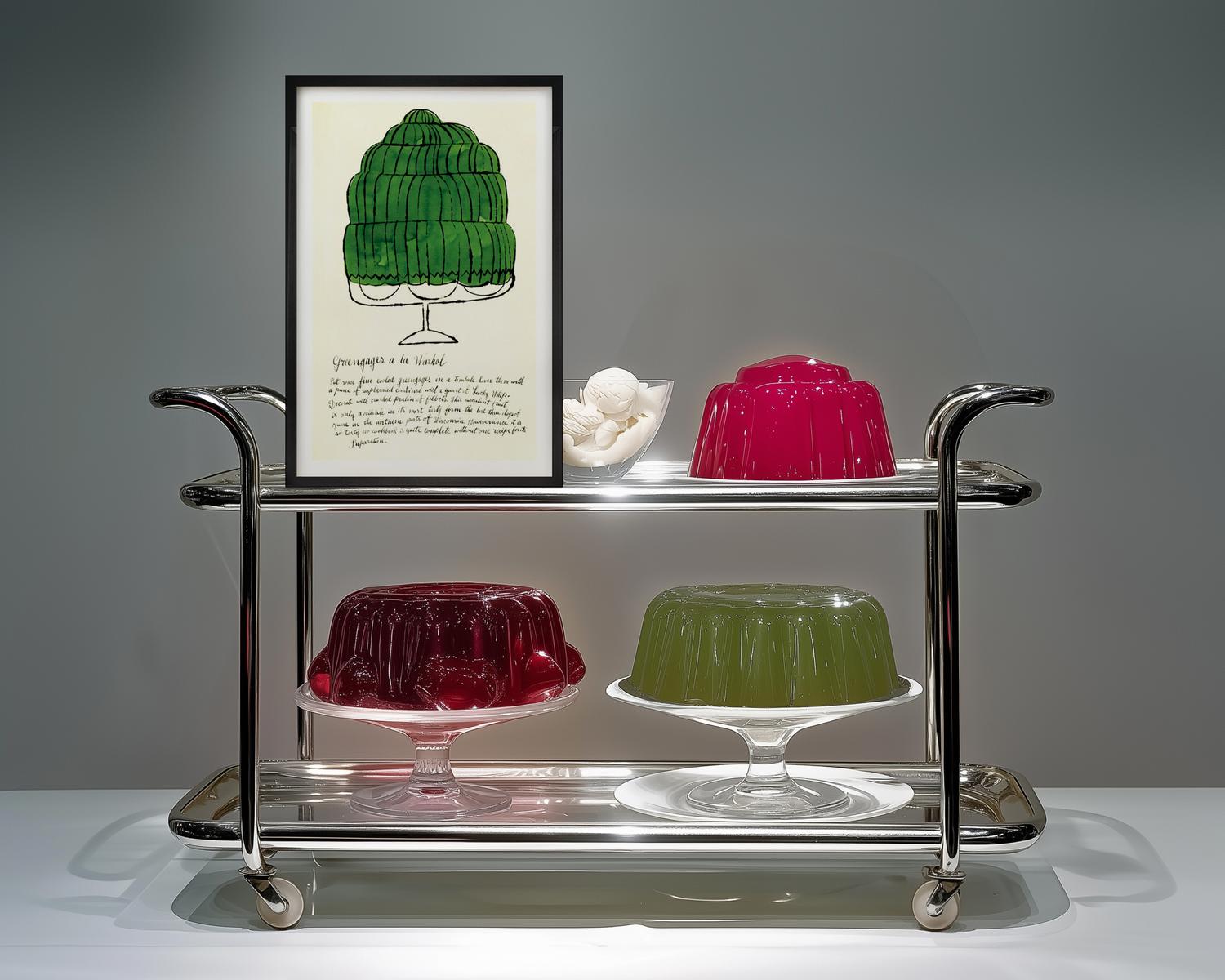 Wild Raspberries by Andy Warhol and Suzie Frankfurt, 1959 (green