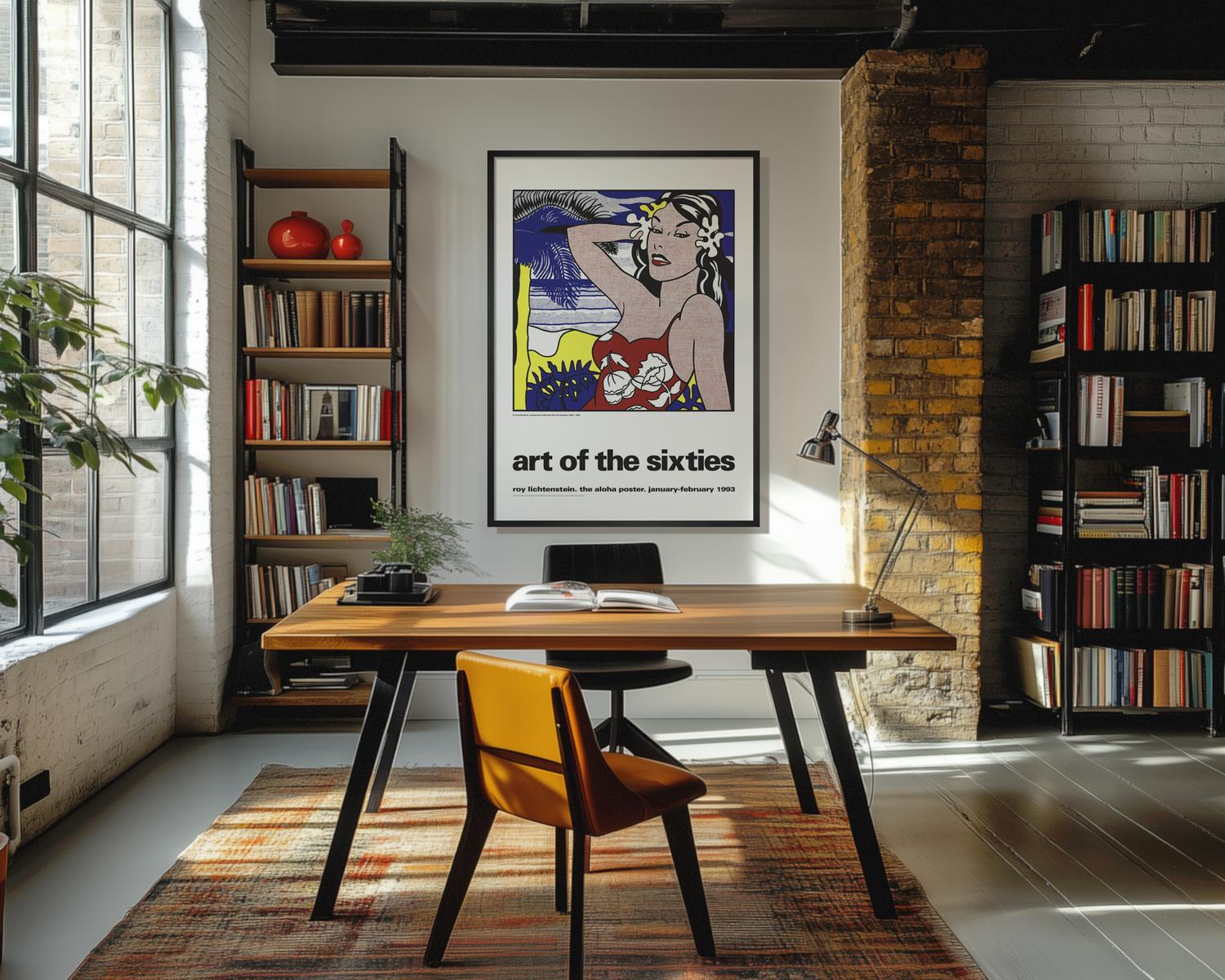 アート・デザイン・音楽 Roy Lichtenstein BBAUER Roy Lichtenstein Poster M-Maybe Pop Art Canvas