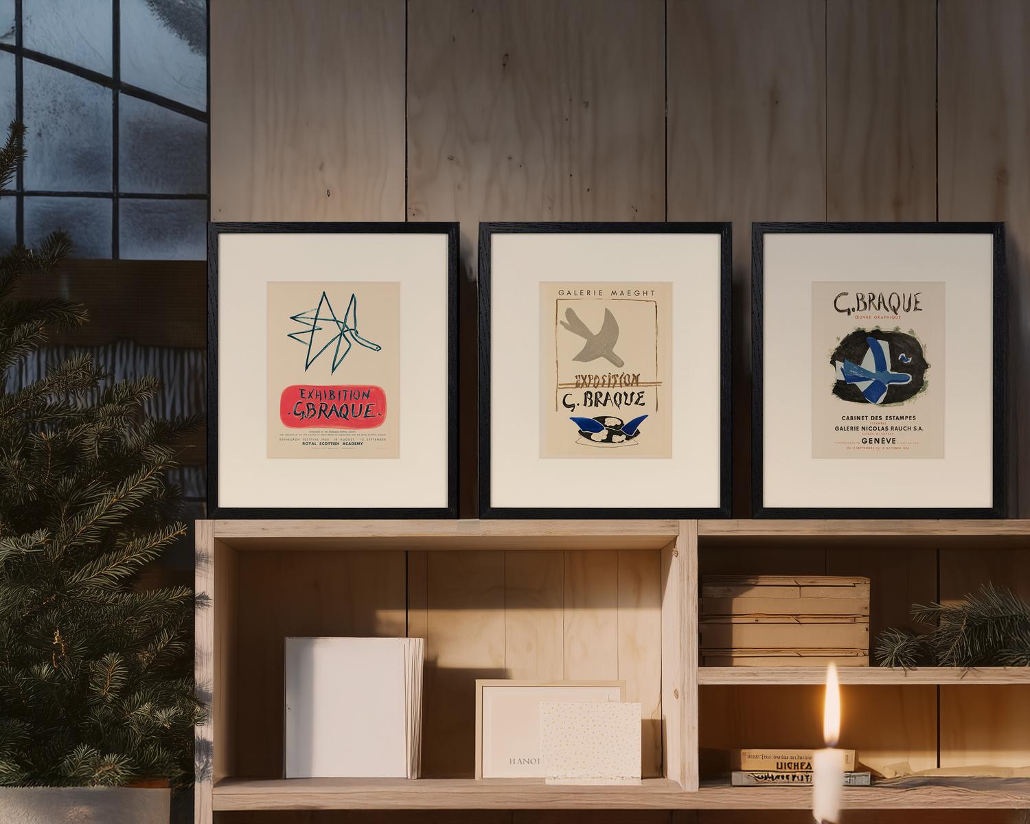 Braque l'œuvre graphique ポスター Braque l'œuvre graphique ポスター