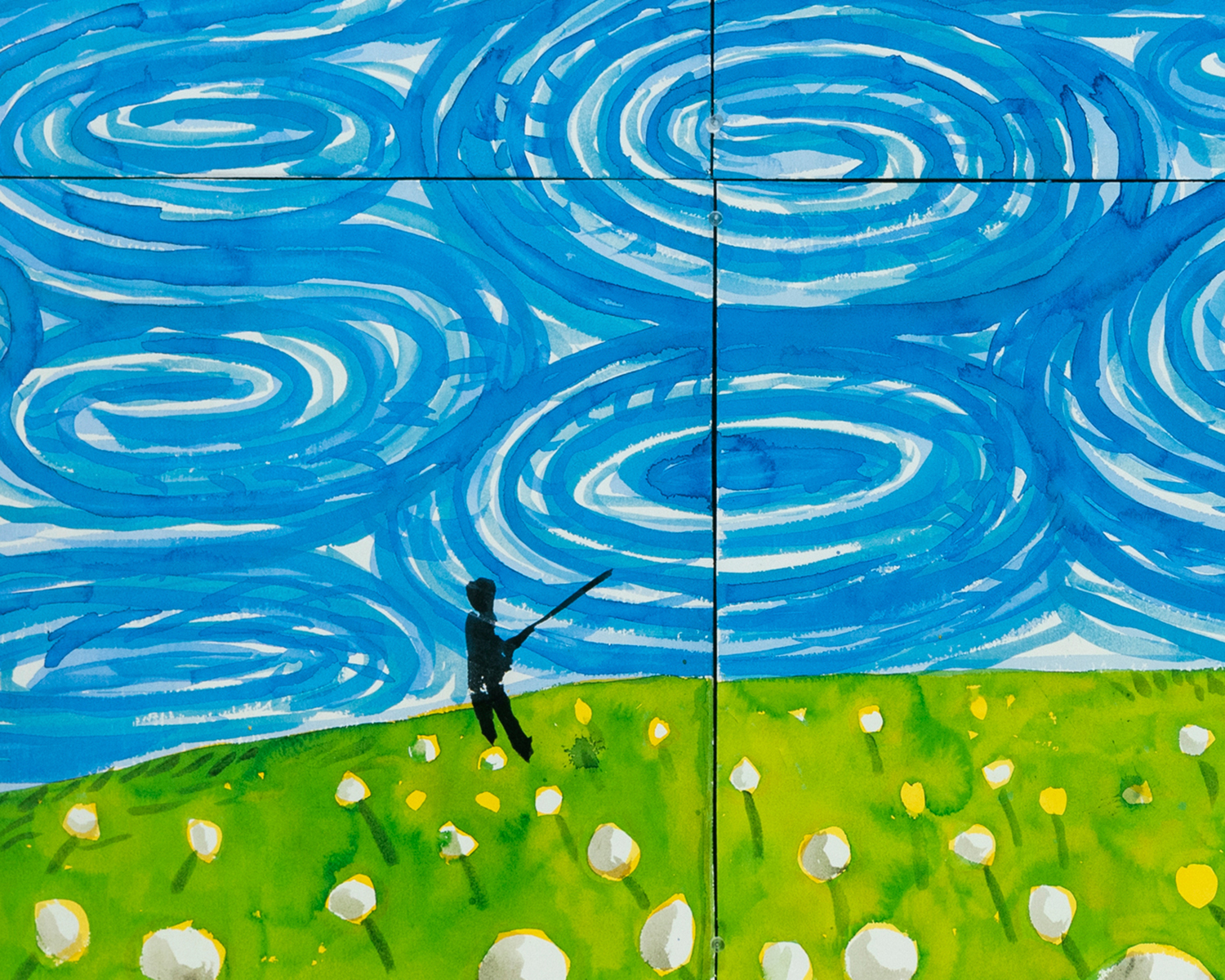 Painting on Paper, 2003 Rare Poster by David Hockney | King & McGaw