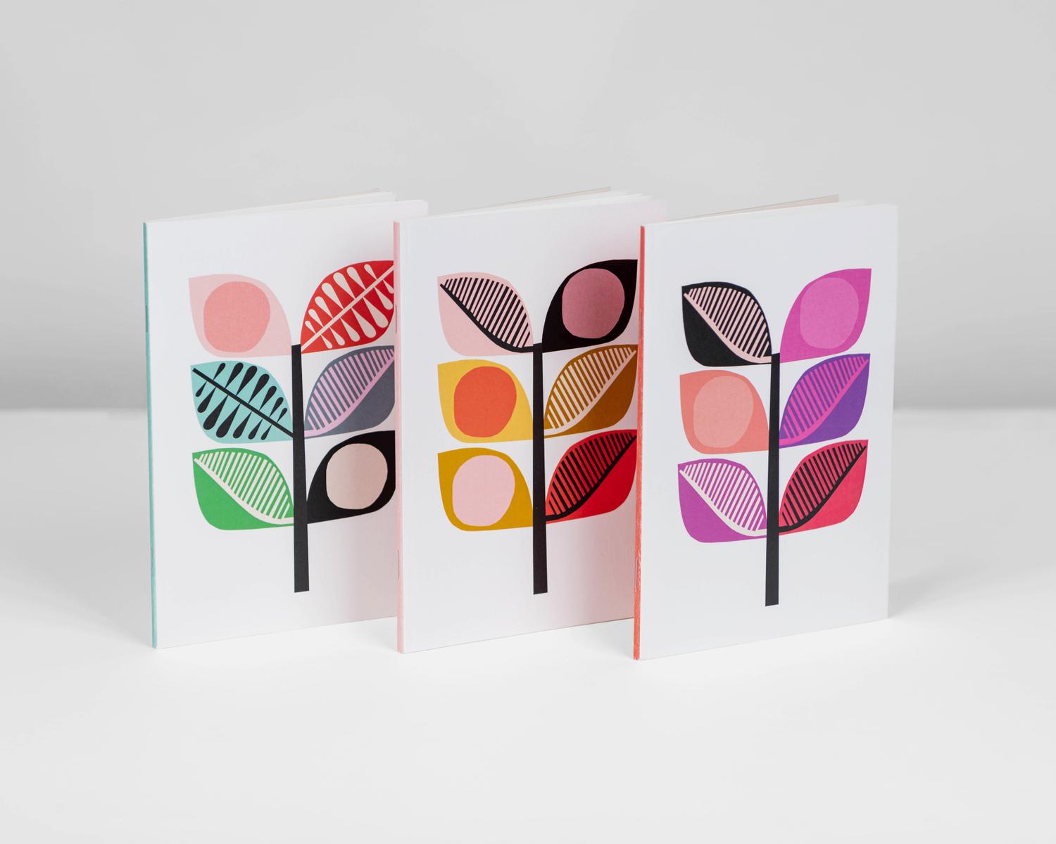 Helsinki Blooms A5 notebook pack - Inaluxe