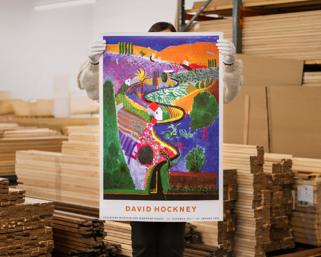 Nichols Canyon, 1980 Poster by David Hockney | King & McGaw