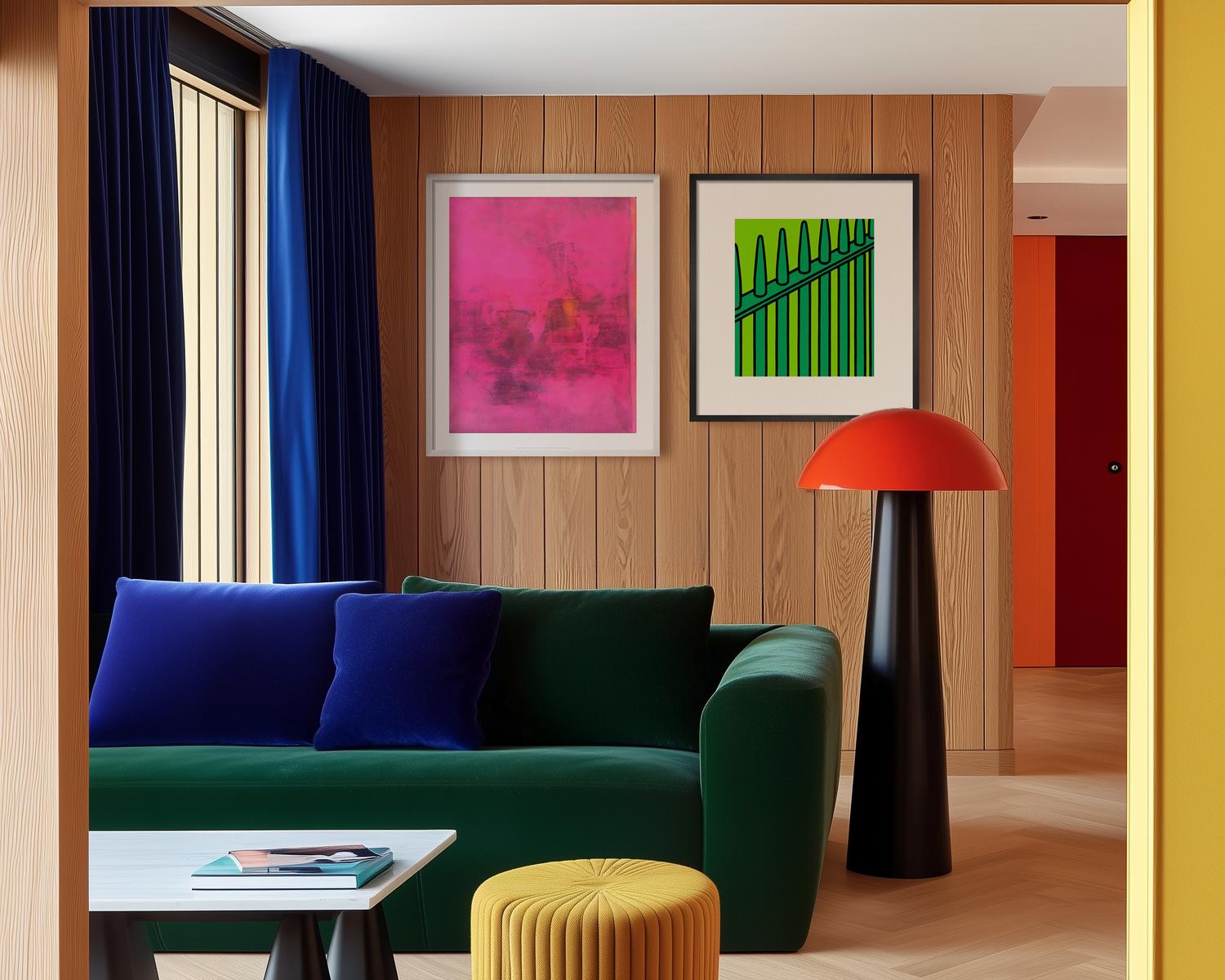 She fled along the avenue, 1973